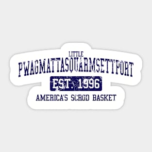 Little Pwagmattasquarmsettport, America's Scrod Basket Sticker